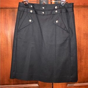 Club Monaco Black Sailor Aline Skirt